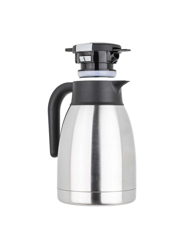 Isolierkanne aus Edelstahl 1,5 Liter Einhandautomatik 26214