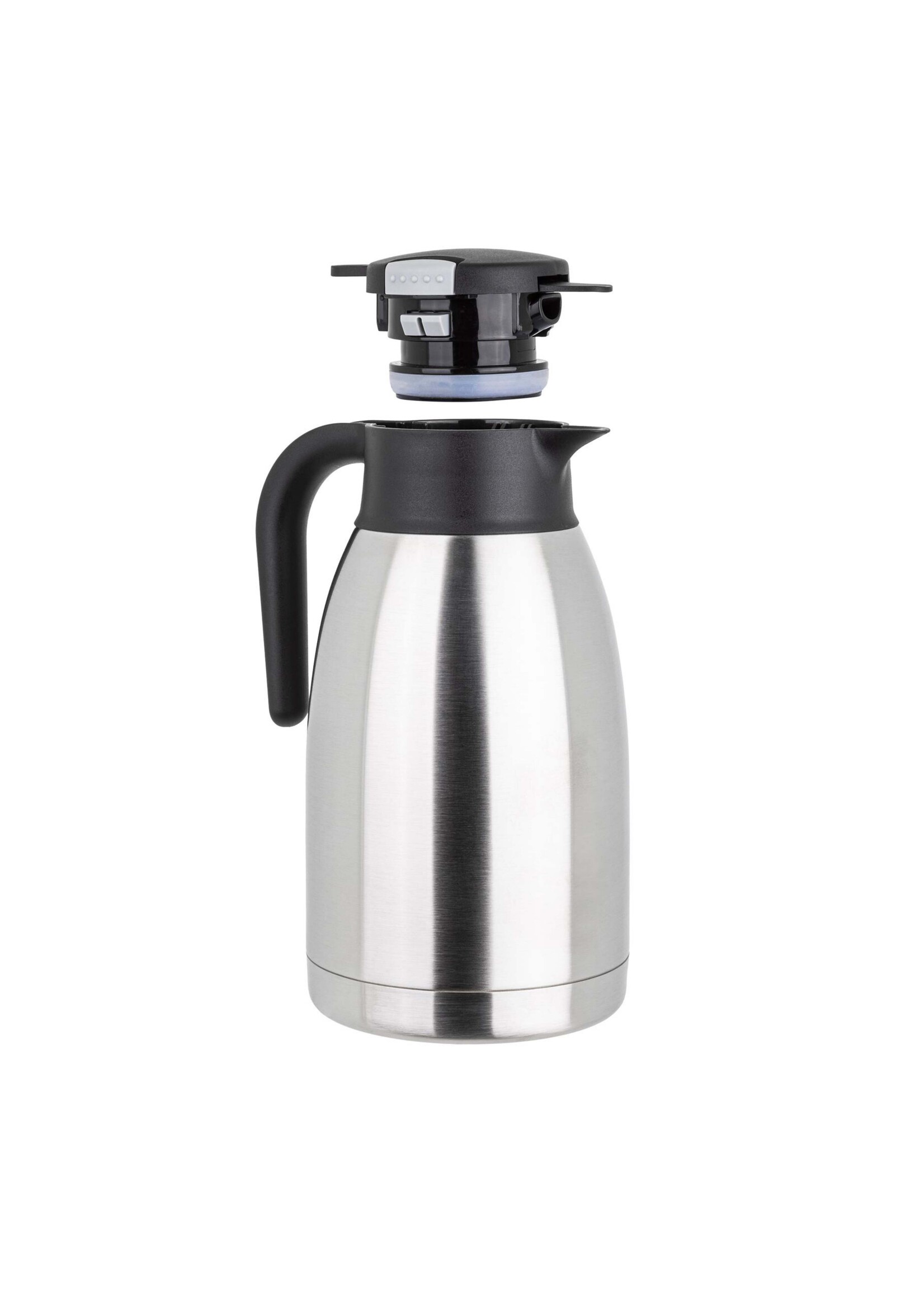 Isolierkanne aus Edelstahl 2 Liter Einhandautomatik 26215