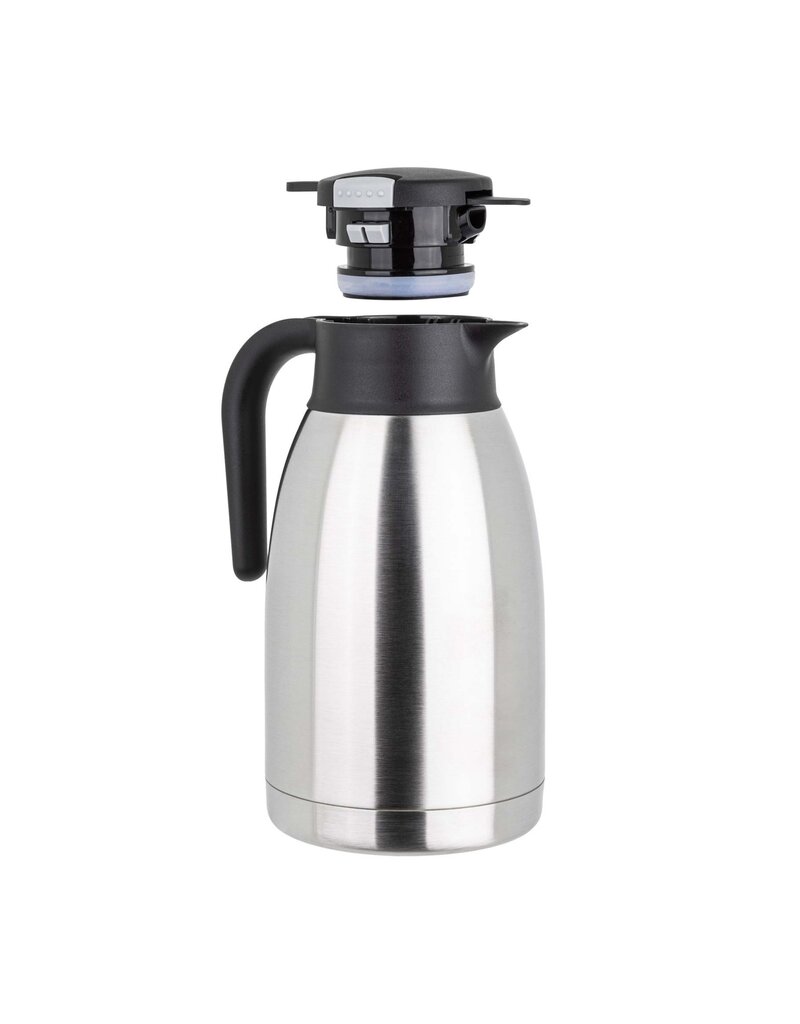 Isolierkanne aus Edelstahl 2 Liter Einhandautomatik 26215