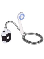 Camping Dusche mit Pumpe Schlauch und Duschkopf aufladbar 60374