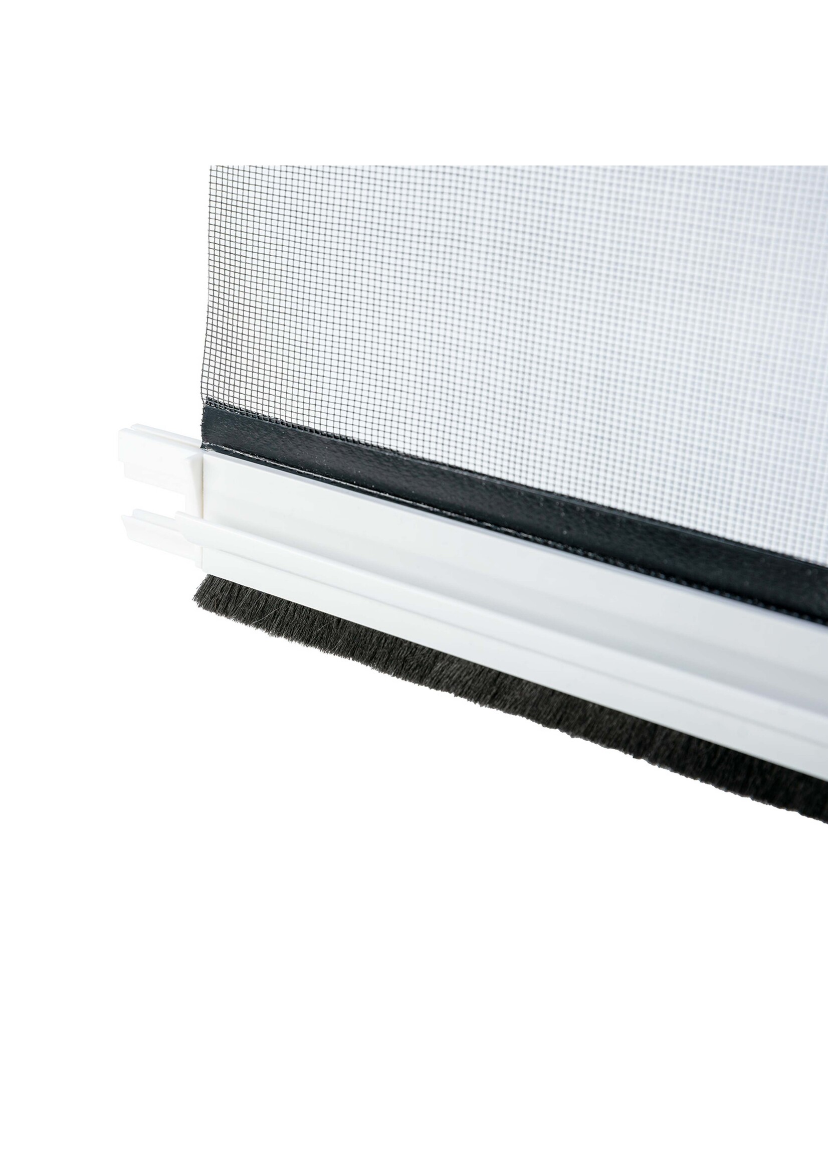 Fenster Insektenschutz Rollo 125x150cm kürzbar weiss 102220101-VH