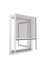 Fenster Insektenschutz Rollo 125x150cm kürzbar weiss 102220101-VH