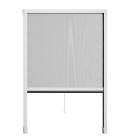 Fenster Insektenschutz Rollo 125x150cm kürzbar weiss 102220101-VH