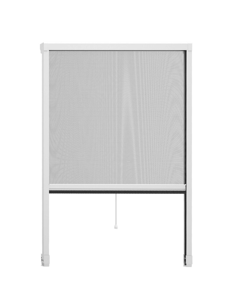 Fenster Insektenschutz Rollo 125x150cm kürzbar weiss 102220101-VH