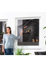 Magnet Insektenschutzfenster 130x150cm anthrazit kürzbar 101470207-VH