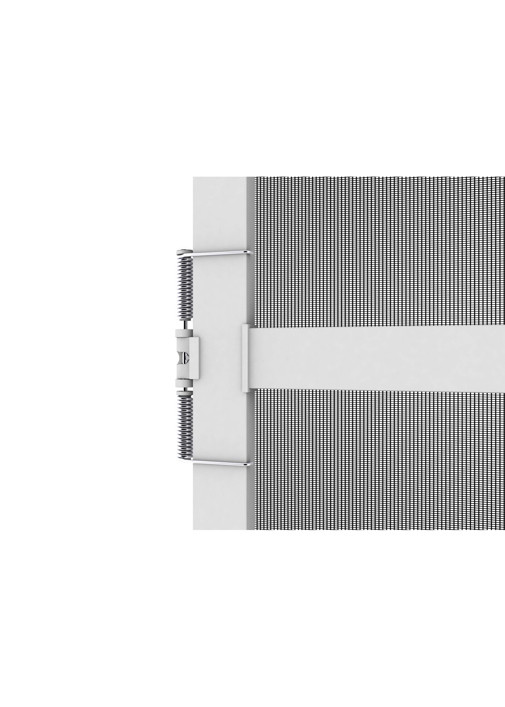 Teleskop Türbausatz 100x210 weiss 101800101-VH