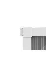 Teleskop Türbausatz 100x210 weiss 101800101-VH