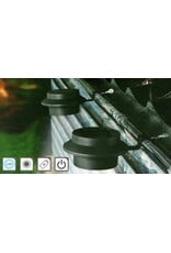 LED Solarleuchten Solarstrahler Solarlampen für Dachrinnen 2er schwarz 70193