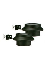 LED Solarleuchten Solarstrahler Solarlampen für Dachrinnen 2er schwarz 70193