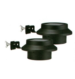 LED Solarleuchten Solarstrahler Solarlampen für Dachrinnen 2er schwarz 70193