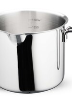 Weis 18456 Edelstahl Milchtopf induktionsgeeignet 1,5L mit Skala