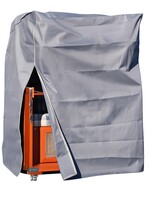 Schutzhülle anthrazit für Strandkorb 170x130x100cm mit Reißverschlüssen und Ösen