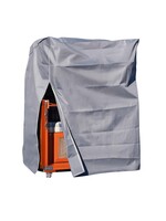 Schutzhülle anthrazit für Strandkorb 170x130x100cm mit Reißverschlüssen und Ösen