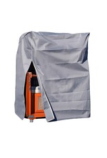 Schutzhülle anthrazit für Strandkorb 170x130x100cm mit Reißverschlüssen und Ösen