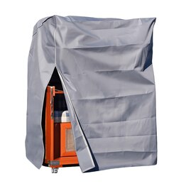 Schutzhülle anthrazit für Strandkorb 170x130x100cm mit Reißverschlüssen und Ösen
