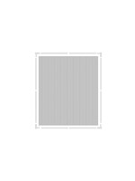 Alu Teleskop Fliegengitter Bausatz PRO 120x140cm weiss 102130101-VH