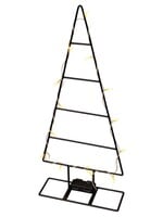 Weihnachtsbaum aus Metall Höhe 60cm mit LED Lichterkette 57107