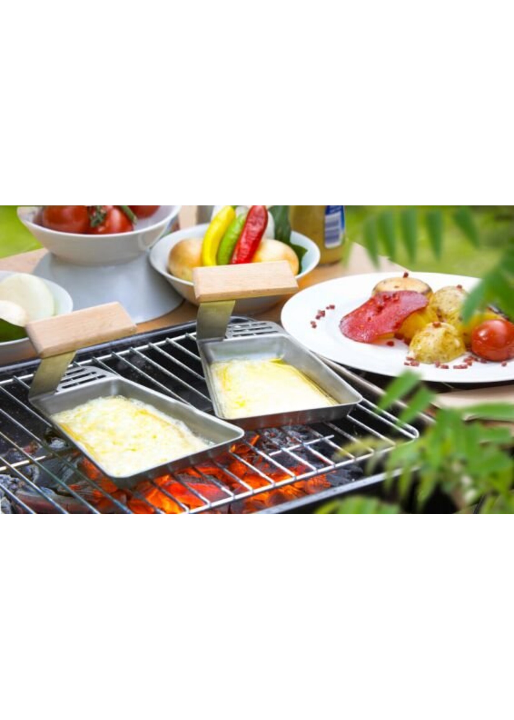 Grillpfännchen Set 2er ideal für Fisch Gemüse 201270219-HE