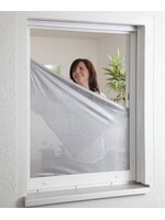 Sonnenschutz Fliegengitter für Fenster 130x150cm anthrazit/silber 100240105-CU
