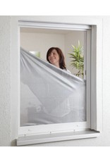 Sonnenschutz Fliegengitter für Fenster 130x150cm anthrazit/silber 100240105-CU