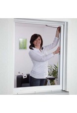 CULEX 100190101-CU Fliegengitter für Fenster 130x150cm weiss Polyester waschbar