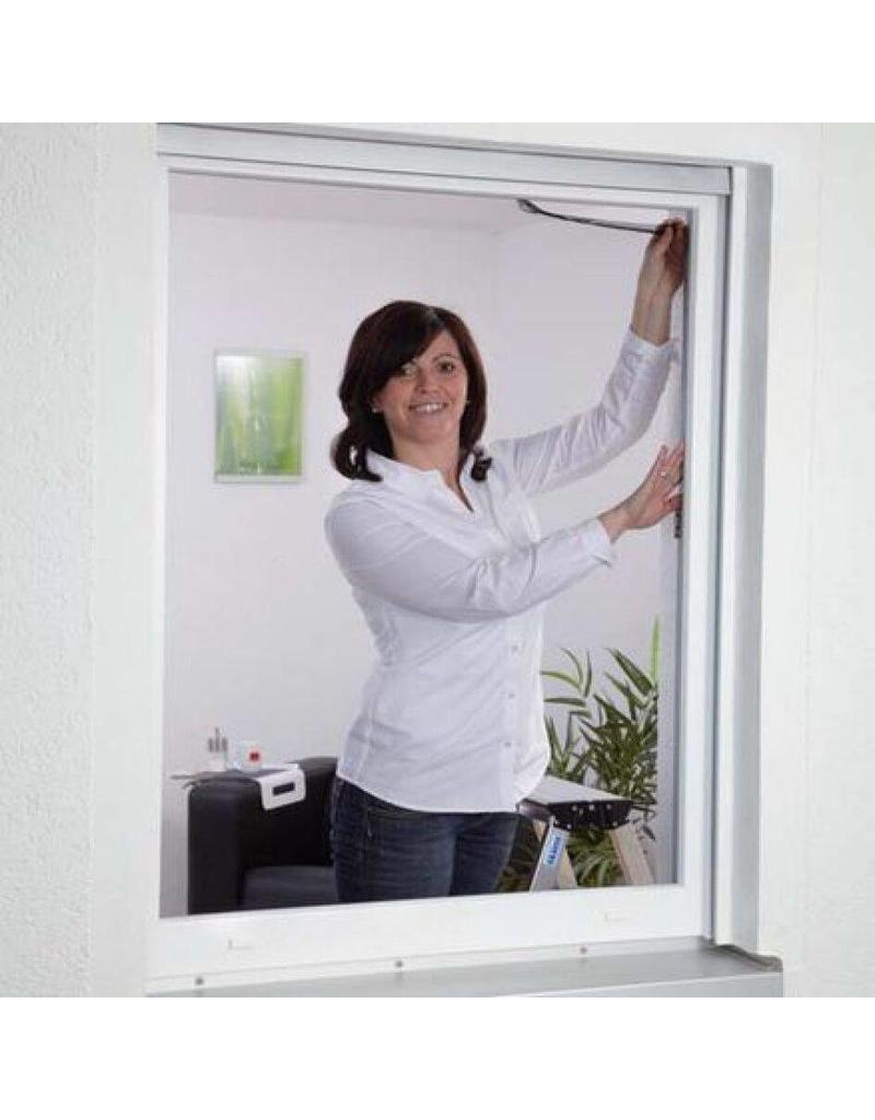 CULEX 100190101-CU Fliegengitter für Fenster 130x150cm weiss Polyester waschbar