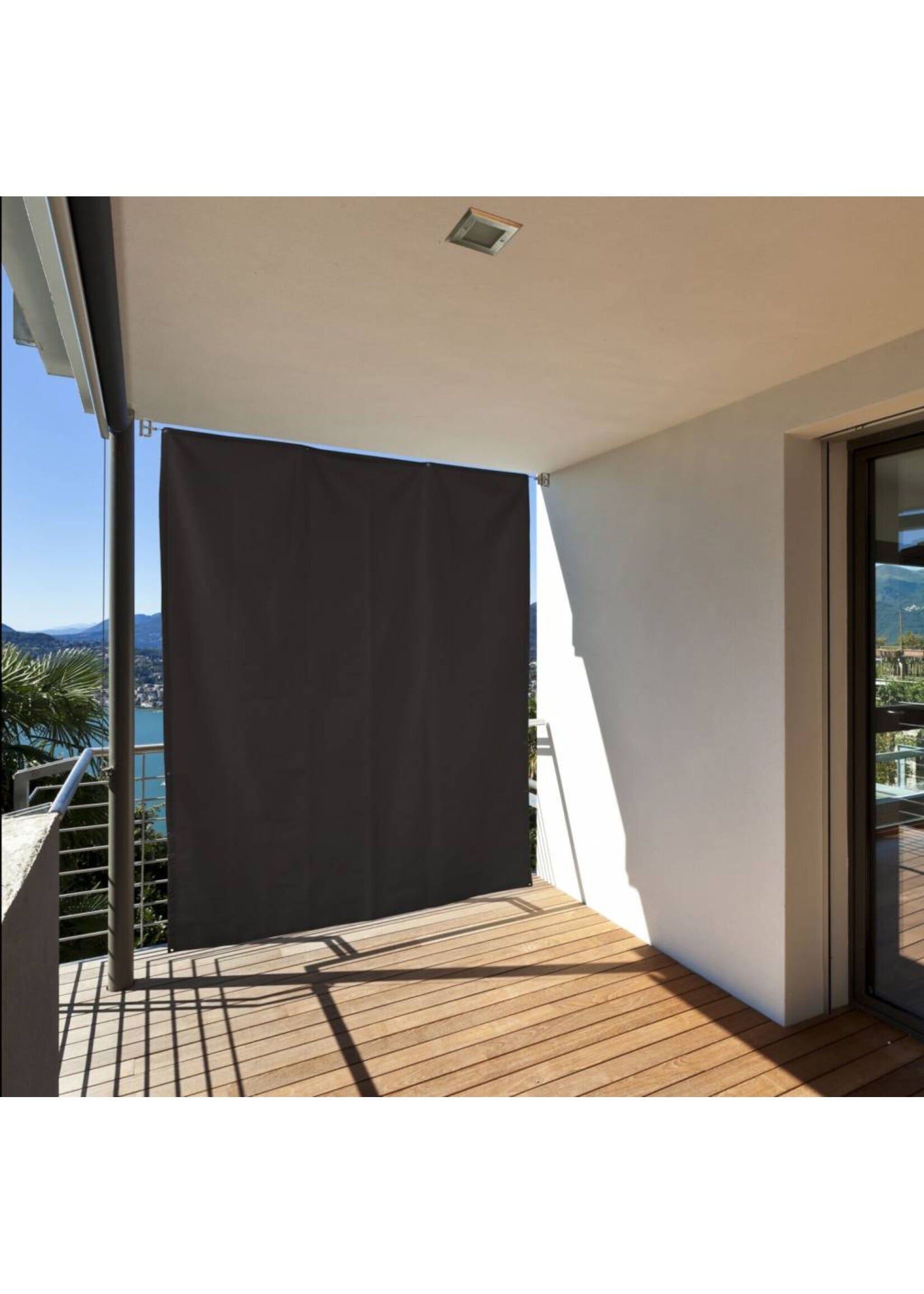Balkonschutz Sonnenschutz Sichtschutz vertikal 140x230 anthrazit 301050107-HE