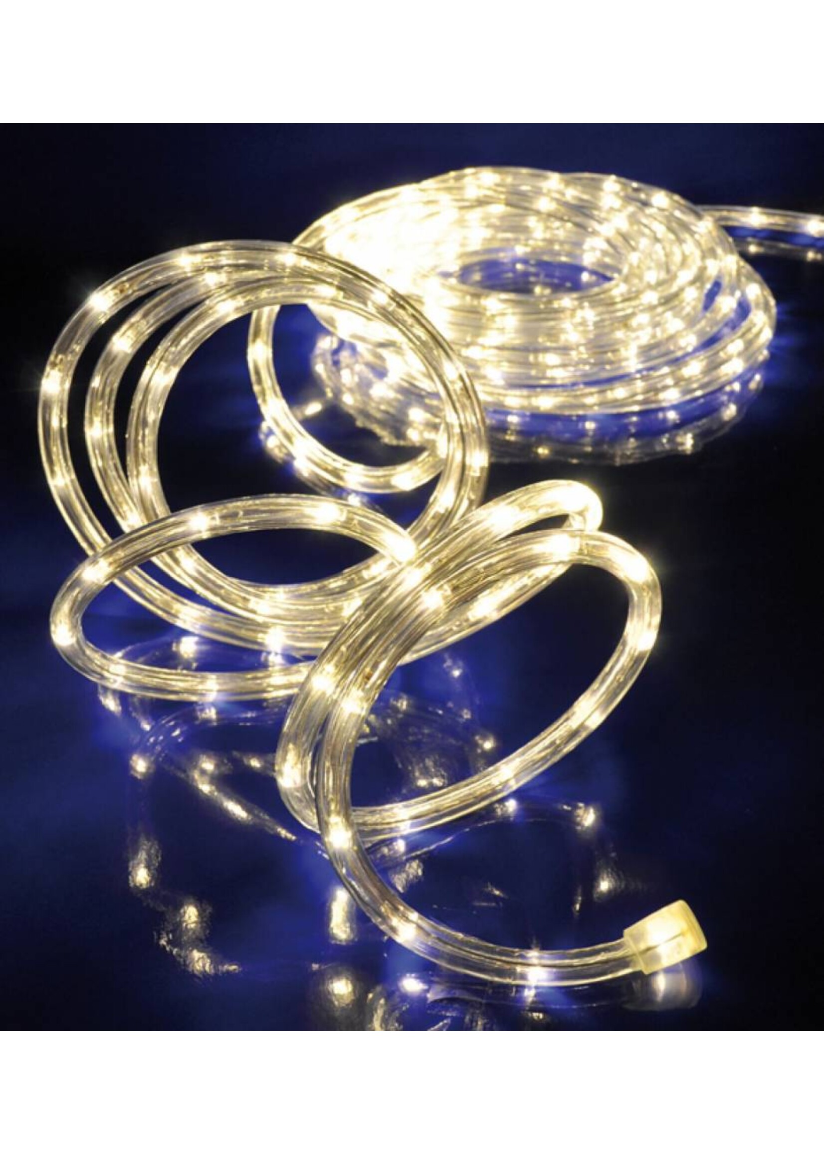LED Lichterschlauch Lichtschlauch 10m warmweiss mit 200LEDs aussen 75028