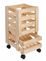 Kartoffelkiste Obstkiste Holzkiste für Kartoffeln Äpfel 30x37x52,5cm 90000
