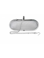 Weis 14408 Gewürzkugel Kräuterkorb 6x12cm oval mit Kette 24cm