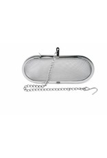 Weis 144084 Gewürzkugel Kräuterkorb 6x12cm oval mit Kette 24cm
