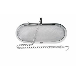 Weis 14408 Gewürzkugel Kräuterkorb 6x12cm oval mit Kette 24cm