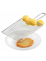 Weis 114148 Edelstahl Kartoffelreibe Kartoffelpufferreibe Reibe 14x22cm