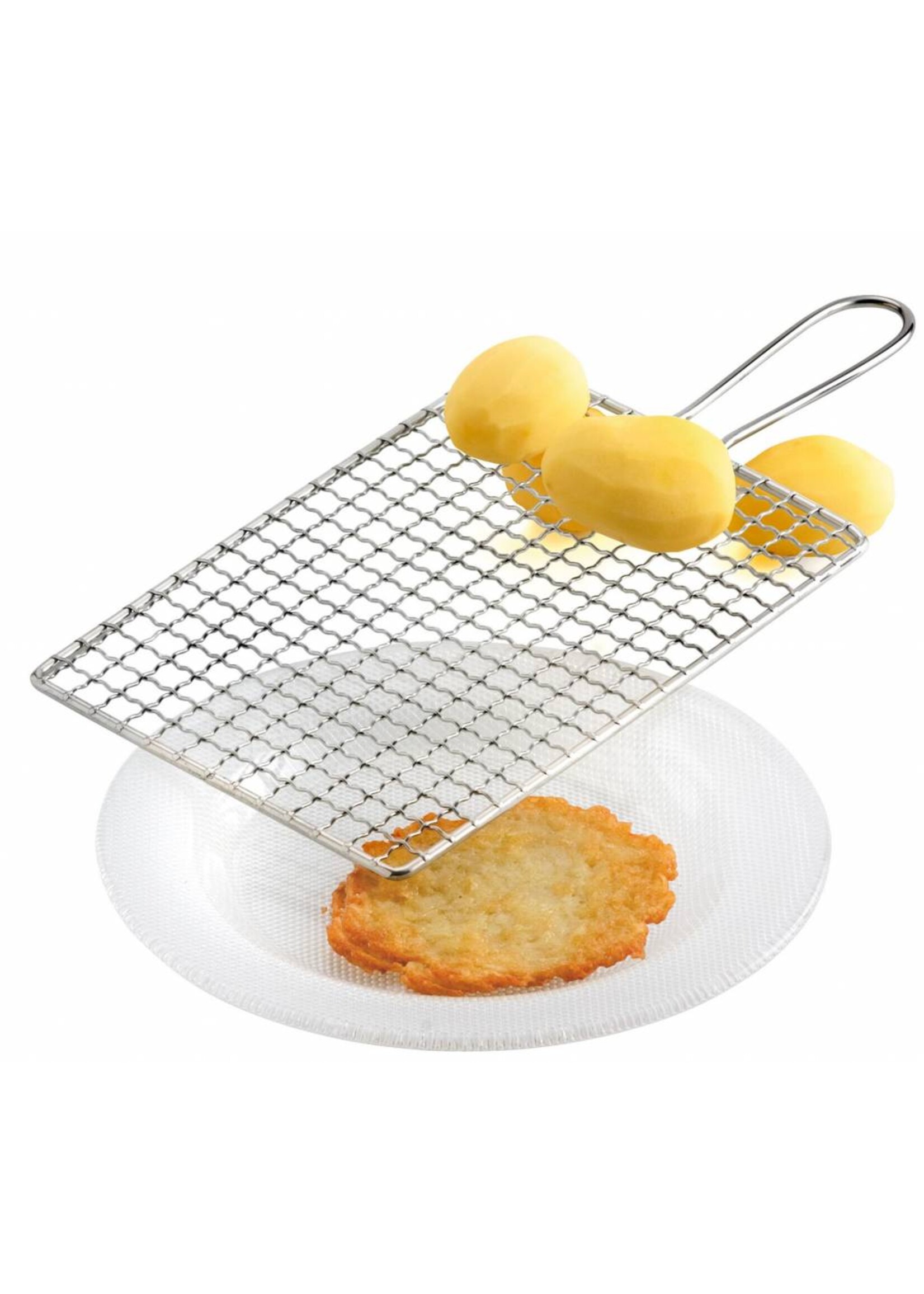 Weis 114148 Edelstahl Kartoffelreibe Kartoffelpufferreibe Reibe 14x22cm