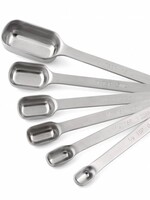 Weis 139066 Messlöffel Maßlöffel 6er Set aus Edelstahl 0,63 bis 15ml