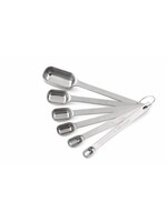 Weis 139066 Messlöffel Maßlöffel 6er Set aus Edelstahl 0,63 bis 15ml