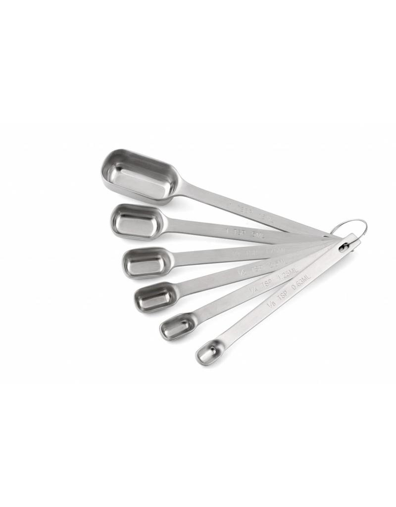 Weis 139066 Messlöffel Maßlöffel 6er Set aus Edelstahl 0,63 bis 15ml