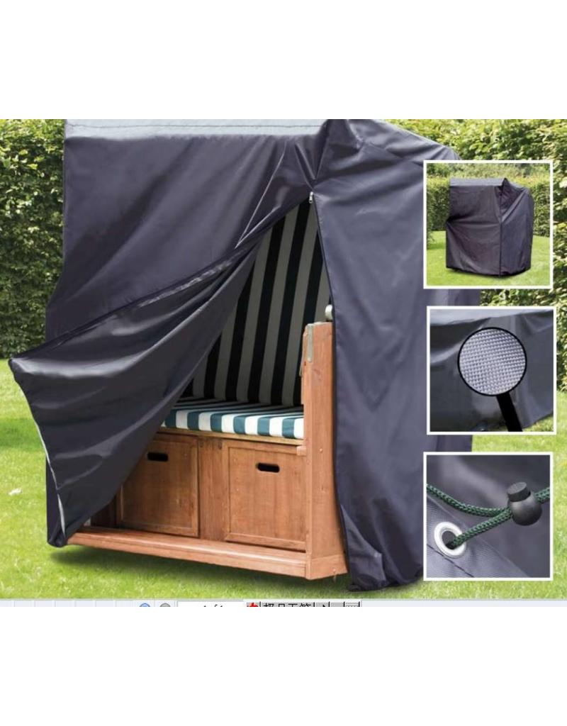Schutzhülle Hülle Schutzhaube Strandkorb H170/134xB135xT100cm anthrazit 1933