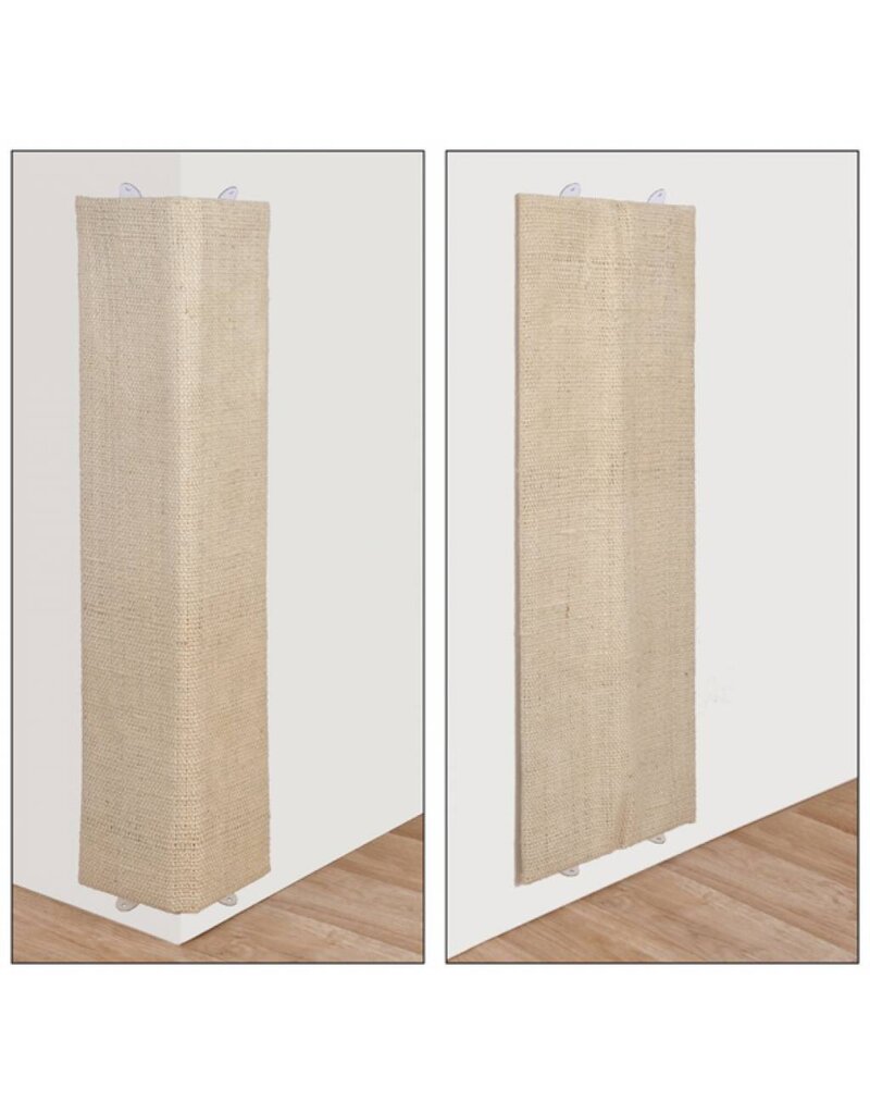 Katzenkratzbrett Katzen Kratzbrett aus Natursisal 80x28cm beige 49060