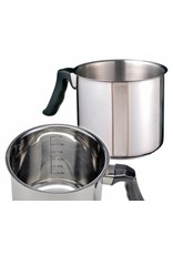 Edelstahl Milchtopf 14cm Thermoboden auch für Induktionsherde 21306