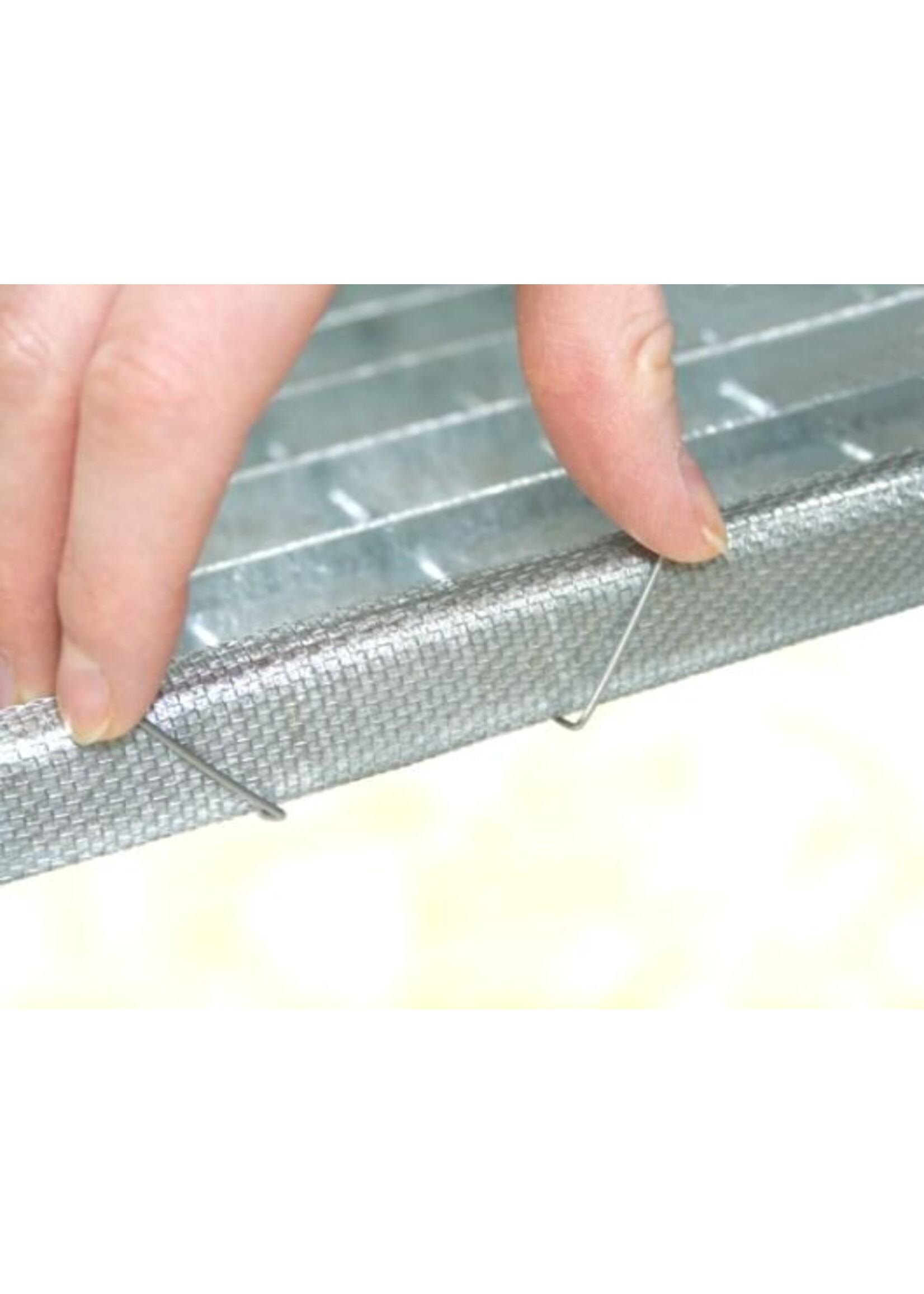 Home & Garden 100500103-VH Lichtschachtnetz aus Aluminium 60x120cm