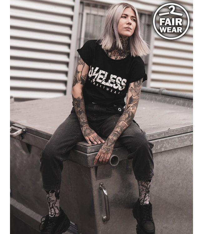 Logo Girl Shirt - schwarz, fair