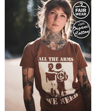 All The Arms We Need - Girlie Shirt, Caramel