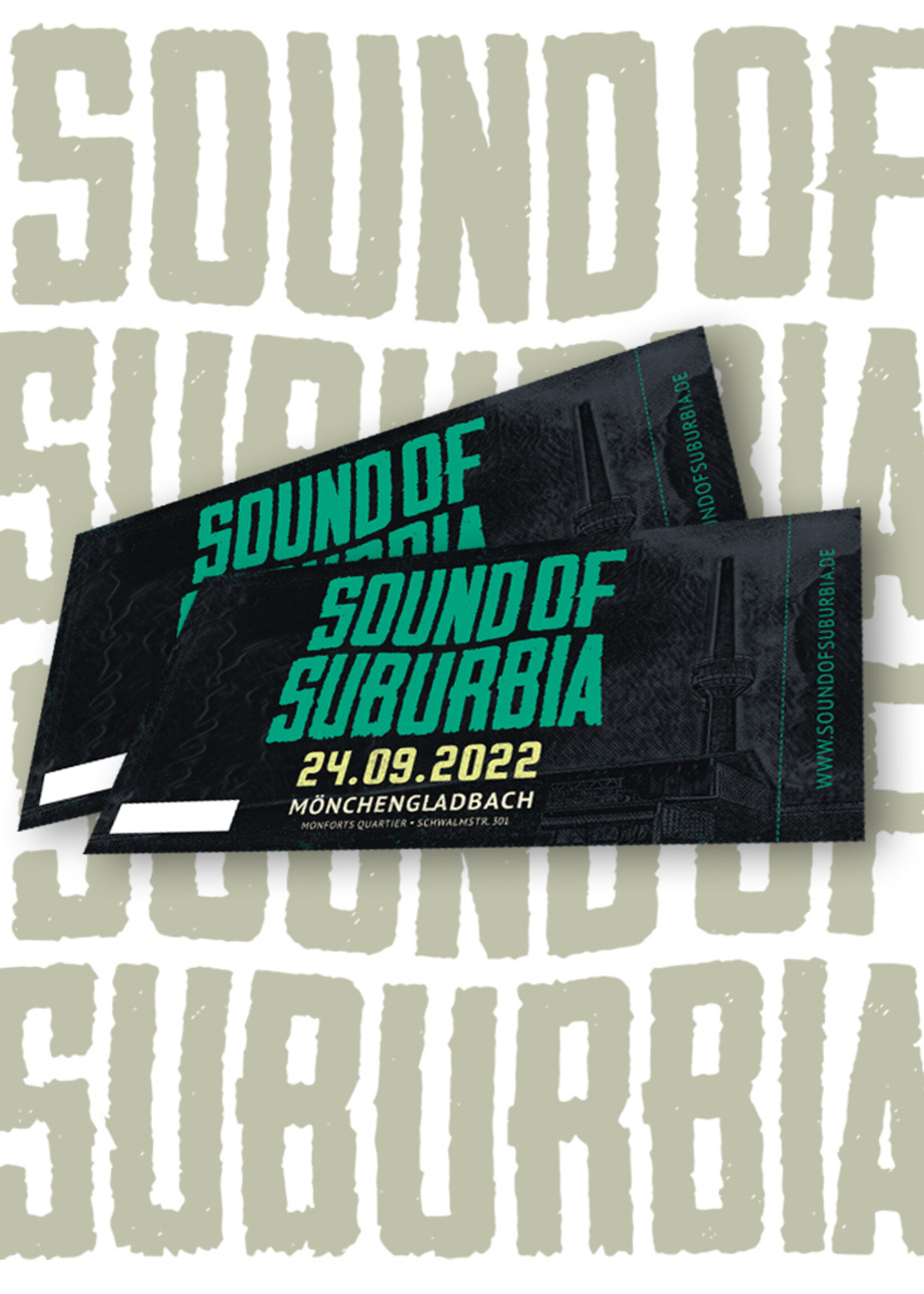 Ticket - Sound Of Suburbia Festival - 24.09.22