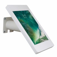 10.5-inch Pro iPadhouder, Fino, wit-rvs, voor montage op tafel of aan wand, inclusief slot