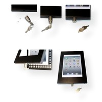 iPad Pro 10.5-inch, stabiele tafelstandaard, Securo, afsluitbaar, zwart