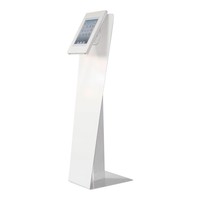 Vloerstandaard wit display voor Apple Mini; Kiosk 7 en 8 inch tablets