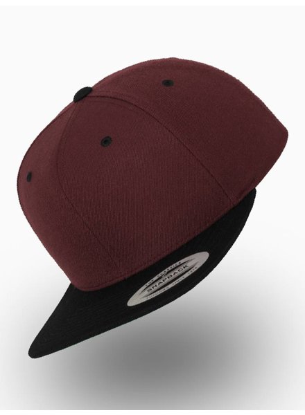 Flexfit by Yupoong Flexfit Snapback Maroon Black