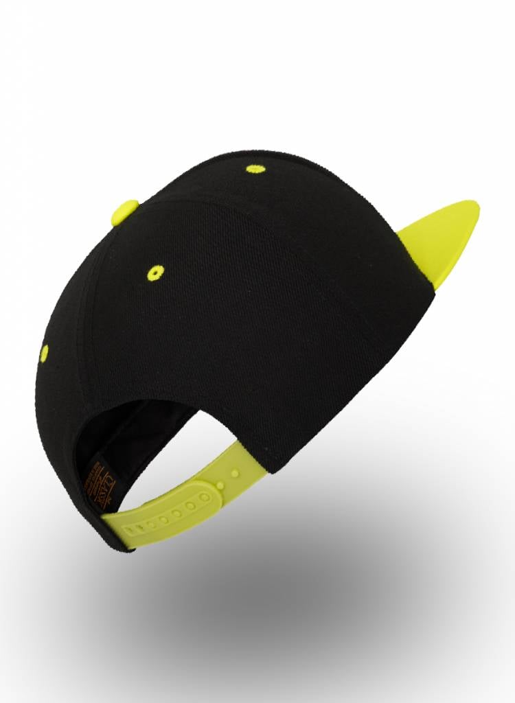 Flexfit by Yupoong Custom Snapback Back Neon-Yellow