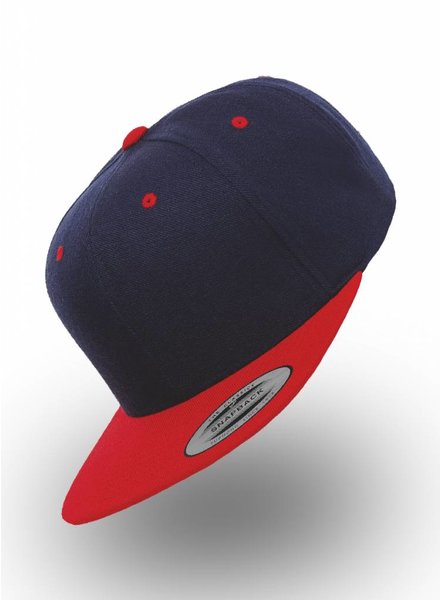 Flexfit by Yupoong Flexfit Snapback Navy Red